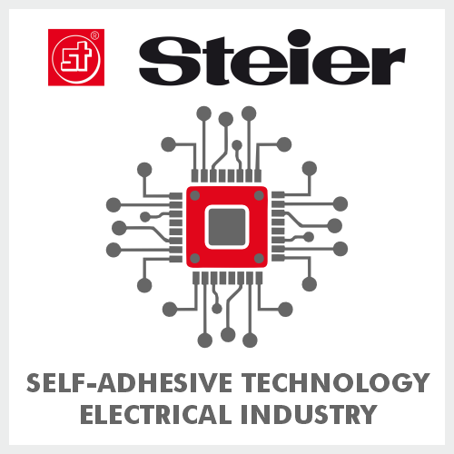 Graphic Steierform self-adhesive technology in the electrical industry